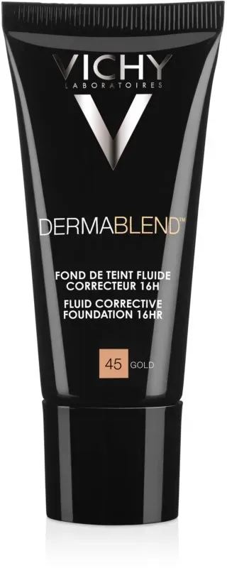 Vichy Dermablend Korrektur Foundation mit UV Faktor Farbton 45 Gold 30 ml
