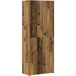 vidaXL Highboard Altes Holz 70x42.5x185 cm Holzwerkstoff