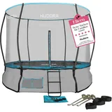 Hudora Fantastic 300V 300 cm inkl. Sicherheitsnetz und Leiter grün/türkis