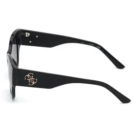 GUESS Damen Sonnenbrille, shiny black, 50