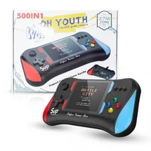 COFI Tragbare Retro-Spielkonsole 500 Spiele Schwarz
