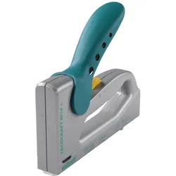 Handtacker tacocraft M14+ Metallgehäuse Tacker Klammern Typ 053 & Nägel Typ 062