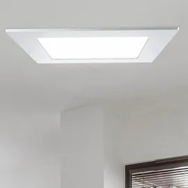 ETC Shop LED Einbaupanel 10er Pack quadratisch weiß Aluminium