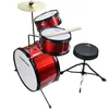 Kinderschlagzeug CLIFTON Junior Drum, rot, schwarz, SchlaginstrumenteB:60cm H:58cm, B:60cm H:58cm