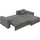 palozi sofa ECKSOFA george Grau
