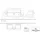 Villeroy & Boch V&B Waschtischunterschrank Collaro 115,4x54,6x44,4cm, WT mit, LED, glo wh.