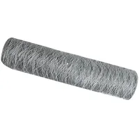 VidaXL Sechseckzaun 0.6x25 m Feuerverzinkter Stahl