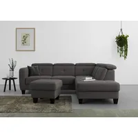 sit&more Stauraumhocker Belluci 58 x 48 x 58 cm Grau