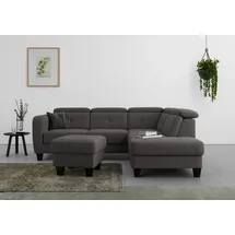 sit&more Stauraumhocker Belluci 58 x 48 x 58 cm Grau