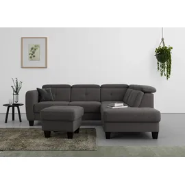 sit&more Stauraumhocker Belluci 58 x 48 x 58 cm Grau
