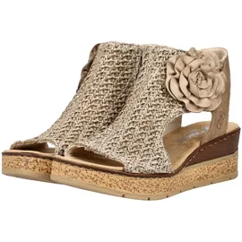 Rieker Keilsandaletten Damen Beige 42