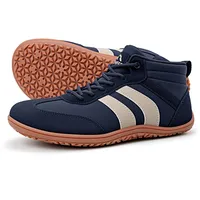 Sosenfer Unisex mittlere Schaftlänge Barfußschuhe Minimalistische Barfuss Schuhe Herren Damen Outdoor Atmungsaktiv Walkingschuhe Slip on Sneaker-shenlan-40 - 40 EU