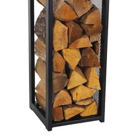 Magnus Kaminholzregal R119 Stahl 30 x 30 x 120 cm Schwarz