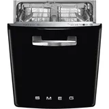Smeg STFABBL3 Retro-Geschirrspüler (unterbaufähig, 600 mm breit, Schwarz)