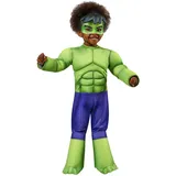 Rubie's 702737 Offizielles Luxus-Kostüm Hulk, Marvels Spider-Man und seine außergewöhnlichen Freunde, für Kleinkinder, Kinder-Superheldenverkleidung, 3-4 Jahre Halloween