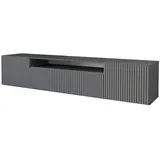altdecor NOA-2 Lowboard 200 cm x 40 cm x 41 cm Grau Holz