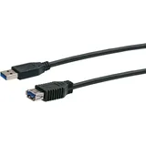 Schwaiger USB 3.0 3 m Schwarz