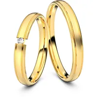 Trauringe Waltrop 585er Gelbgold - 7655