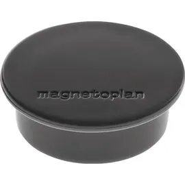 Magnetoplan Magnet Discofix Color, 10 Stück, Haftkraft ca. 2,2 kg, schwarz