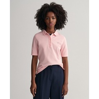 GANT Poloshirt - ORIGINAL PIQUE, Halbarm, Knopfleiste, Logo, einfarbig Rosa M