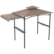 Costway Grillpavillon 3,18 x 1,53 x 2,5 m Braun