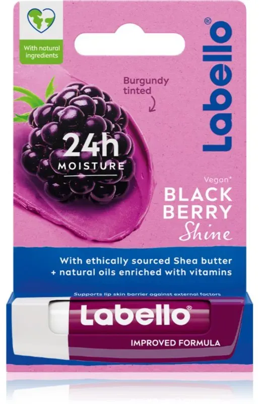 Labello Blackberry Shine feuchtigkeitsspendendes Lippenbalsam 4.8 g