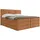 Roller Boxspringbett - rost - H2/H3 - inklusive Topper - 160x200 cm