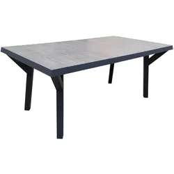 Gardissimo SOLIDO Alu Gartentisch Keramik 185x100cm anthrazit