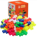 Plus-Plus Big Neon Set, 100 Teile, Konstruktionsspielzeug