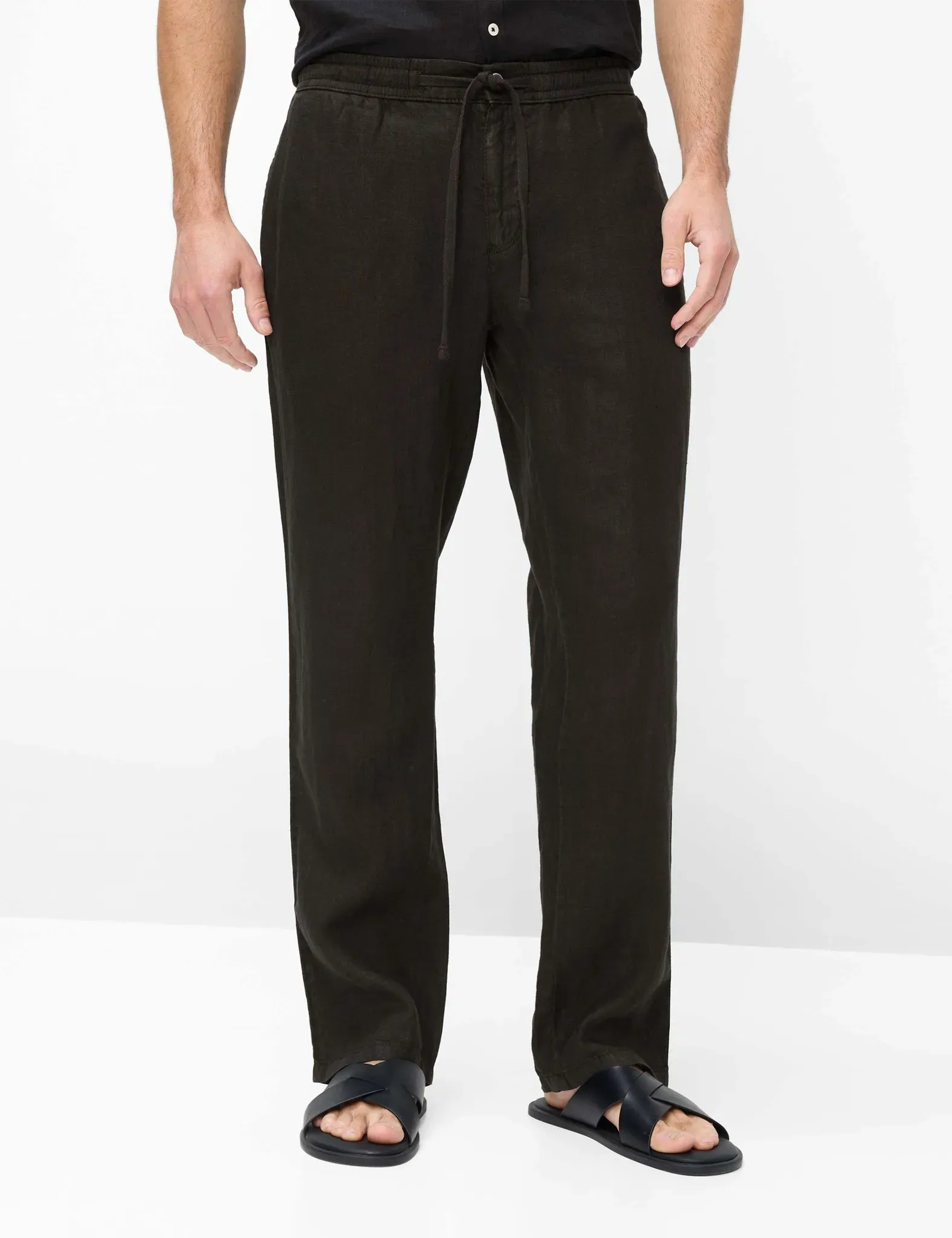 Brax Herren Flatfronthose Style ELIAS BLACK, schwarz, Gr. 31/32