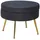 SalesFever Clam rund schwarz/gold