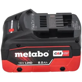 Metabo HS 18 LTX 65 Akku Heckenschere 18 V 63 cm + 1x Akku 8,0 Ah - ohne Ladegerät