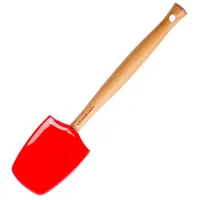 Le Creuset Großer Kochlöffel Craft aus Silikon, Kirschrot,