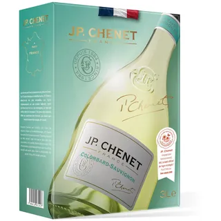 J.P. Chenet - Original Colombard Sauvignon Weißwein aus Gascogne, Frankreich - Großpackungen Wein Bag in Box 3l (1 x 3 L)