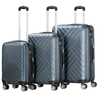 Zelsius Koffer-Set 3-tlg. anthrazit/grau