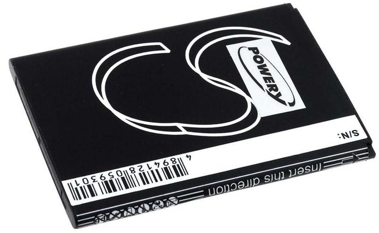 Powery Akku für Sony Ericsson Kumquat Smartphone-Akku 1300 mAh (3.7 V) schwarz
