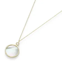 Luigi Merano Kette mit Perlmutt-Einlage und Zirkonia, Gold 375 Ketten   Gold Damen 