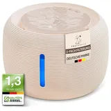 Pretty Paw© Katzenbrunnen [NEUEINFÜHRUNG] Super leiser, BPA-freier 2.5L Trinkbrunnen für Katze mit LED und Aktivkohlefilter I Leicht zu reinigender Katzen Trinkbrunnen I KatzenOase Pro