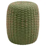 jan kurtz Hocker Moon aus robustem Kunststoff, modern, olive, Ø 40 cm, pflegeleicht und wetterfest