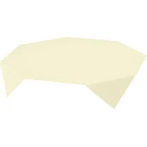 Duni Evolin Mitteldecke 84x84cm cream 14 Stück 1er Pack