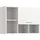 WELLTIME Hängeschrank WELLTIME "FALAS, Breite 95cm, 1 Klappe, 5 Fächer", weiß (weiß nb), B:95cm H:64cm T:34cm, Holzwerkstoff, Schränke, Hängeschrank, Schrank, Wandschrank, Badschrank, Wäscheschrank