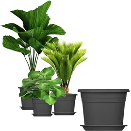 BigDean Blumentopf Ø 40 x 28 cm Anthrazit