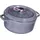 Staub Cocotte 24 cm rund graphitgrau