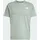 adidas Herren T-Shirt Own the Run 3-Streifen, SILGRN, S