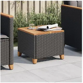 vidaXL Gartentisch 45 x 45 x 37 cm Schwarz
