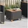 vidaXL Gartentisch 45 x 45 x 37 cm Schwarz