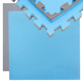 Eyepower 90x90cm Trainingsmatte mit Rand - 20mm Bodenschutz-Matte