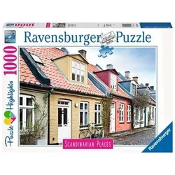 RAVENSBURGER 16741 Erwachsenenpuzzle Häuser in Aarhus, Dänemark 1000 Teile