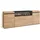 SKRAUT HOME Sideboard 200 x 75 x 35 cm Mehrfarbig / Schwarz