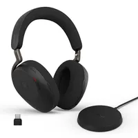 JABRA Evolve3 85 USB-C MS Schwarz inkl. kabellosem Ladepad